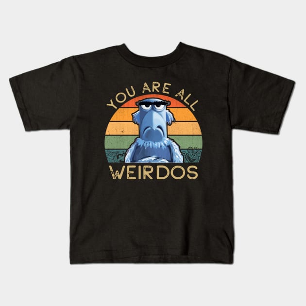 Sam Eagle Weirdos Kids T-Shirt by AllWellia